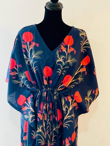 Handmade kaftan coton rose - handmade,