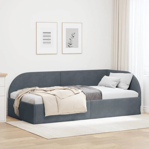 Cadre lit angle velours - cadre,