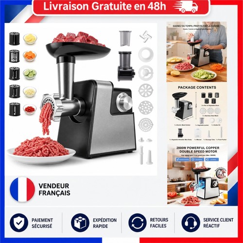 Hachoir viande électrique - viande,