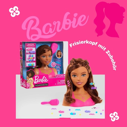 Barbie fashionistas tête - barbie,