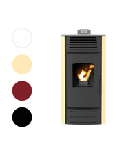 Poêle à Pellets Pelletkamin Chaudière 8 Kw, 10 Kw , 12 Kw Avec Réglage Classe A+