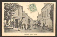 VERNON (27) HITCH, TRADE "CAFE-GROCERY-FRIPERIE" animated in 1905