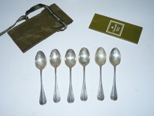 Lot cuillères moka - 6, à