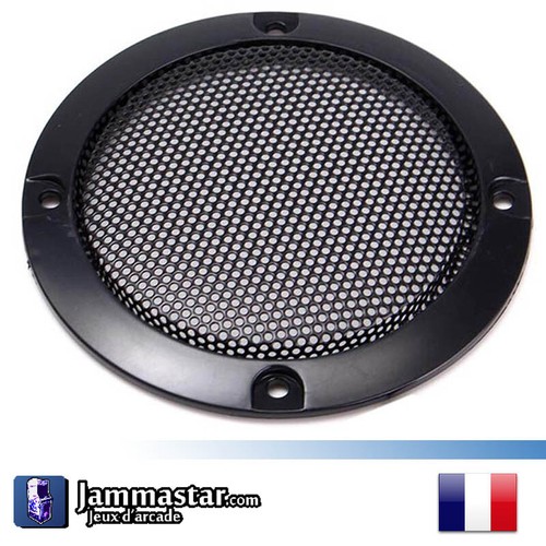 Grille haut parleur noire - grille, haut-parleur