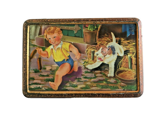 Ancienne boîte sucre - à,