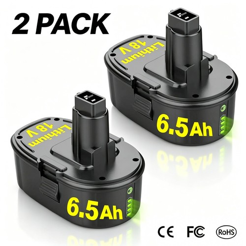 Pack for dewalt 18v 5ah - pack, 6.5ah