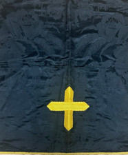 Ancienne Nappe D’Autel Moire