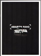 Abarth 500C 2011 UK Market Sales Brochure Essesse Fiat