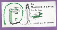 Buvard ancien : LA MACHINE A