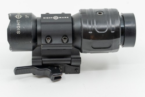 Sight mark magnifier with - sight,