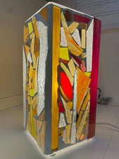 Lampe mosaïque verre - lampe,