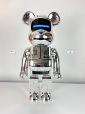 Bearbrick  HAJIME SORAYAMA BAPE BABY MILO SILVER chrome 1000% MEDICOM toys 2022