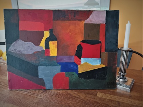 Peinture sur toile - ., vintage