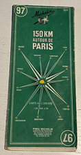 Michelin Road Map No. 97 150 km Around Paris - 1973 - 12th Edition