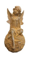 ELFE ANGE SUR BOULE EN FONTE
