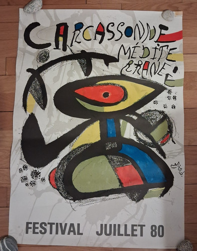 Affiche originale joan miro - originale,