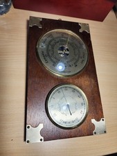 Baromètre thermomètre mural