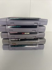 Super Nintendo Games  SNES.   5 Games Total