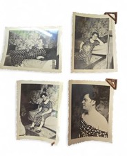 Lot 4 photos early 20th century man being transvestites