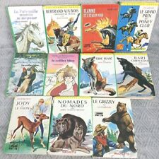Bibliotheque Verte lot de 11 livres années 1960/70 Ancien Hachette Livre  enfant