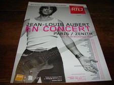 JEAN LOUIS AUBERT - PUBLICITE CONCERT NOVEMBRE 2002 !!!