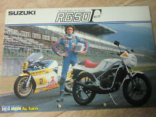suzuki RG50 Γ Ganma   Brochure    from JAPAN