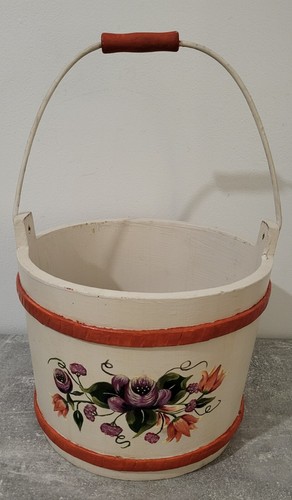 Antique hand painted wooden - hand,