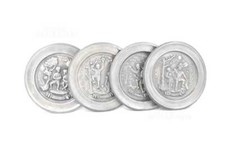 Assiettes 4 Saisons en Étain Bébé Que We Do Choses 23 CM