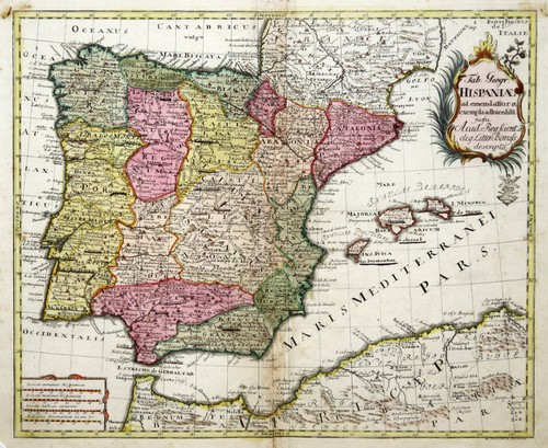 Presqu île ibérique - ibérique, carte