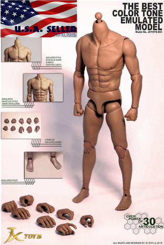Male muscular body jxtoys - 1/6,