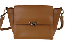 Versace Collection Brown Satchel Bag w/Duster Bag - MSRP $1350