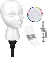 Tête de Mannequin Femme en Polystyrène Neverland avec sac de transport