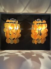 Paire Appliques Dig Verner Panton Design Lampe Vintage Années 70 