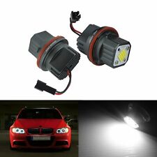 BMW LED Angel Eyes 160W LED Blanc Phare E39 E60 E63 E64 E65 E66 E53 E83 E87