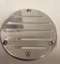 Arlen Ness Louvered Three Hole Derby Cover