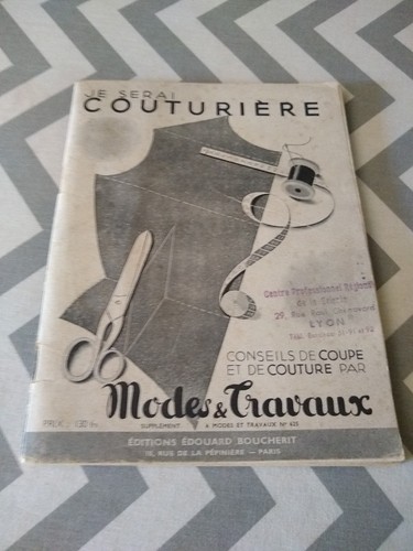 Ancien livre couture je - , "je