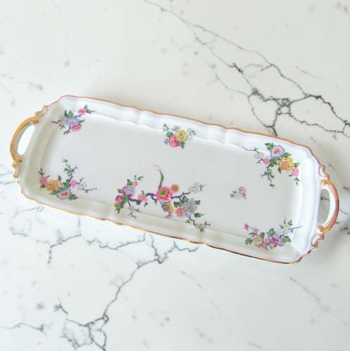 Plat cake porcelaine - plat, –