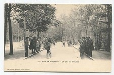 Bois de Vincennes. Le Jeu de Boules