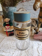 Ancien pot à pharmacie verre