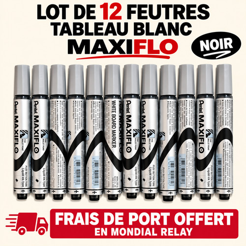 Pentel feutres tableau - pentel, 12