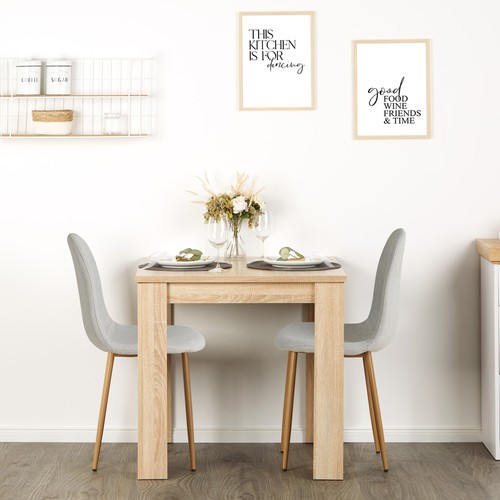 Ensemble table 80x80 - cm, avec