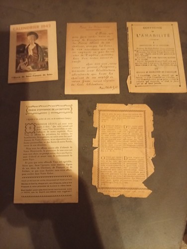Calendrier 1942 prières pour - 1942,,