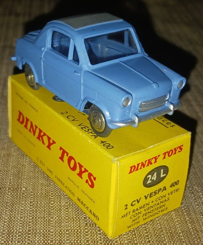 Dinky toys 24l 2cv vespa - dinky,