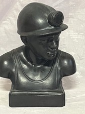 Buste de mineur en terre cuite