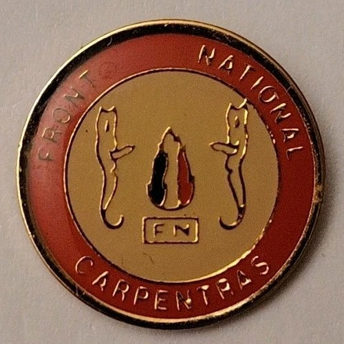 Pin front national rn - pin's,
