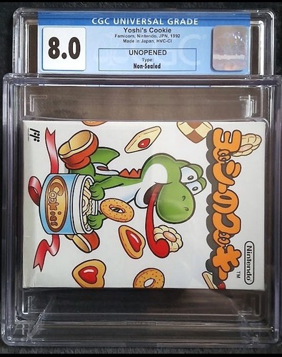 Yoshi cookie famicom cgc - famicom, 8.0