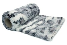 Fourrure artificielle Astrakan Caraculas, Gris 50 x 160 cm