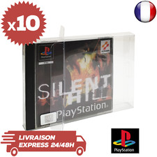 10 Boitiers Protection pour Jeux de Playstation 1 PSOne PS1 0,3 mm Neufs