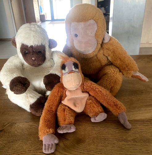 Peluches singes vintage - 3,