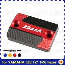 For YAMAHA FZ8 FZ1 FZ6 Fazer CNC Front Brake Fluid Reservoir Cover Oil Tank Cap
